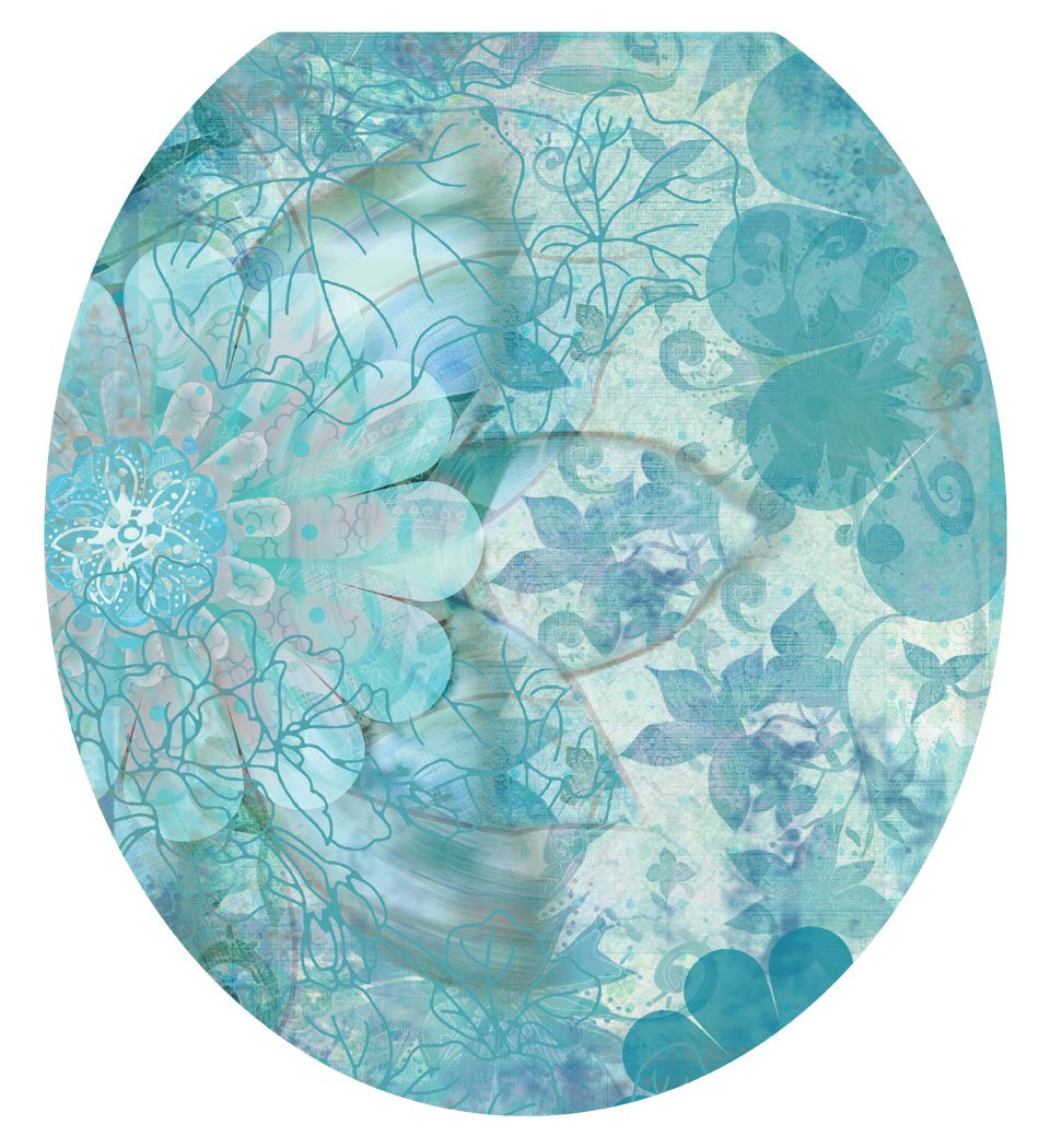 Best round toilet seat decals