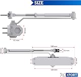 XFORT Adjustable Overhead Door Closer Up to 60kg Capacity view 6