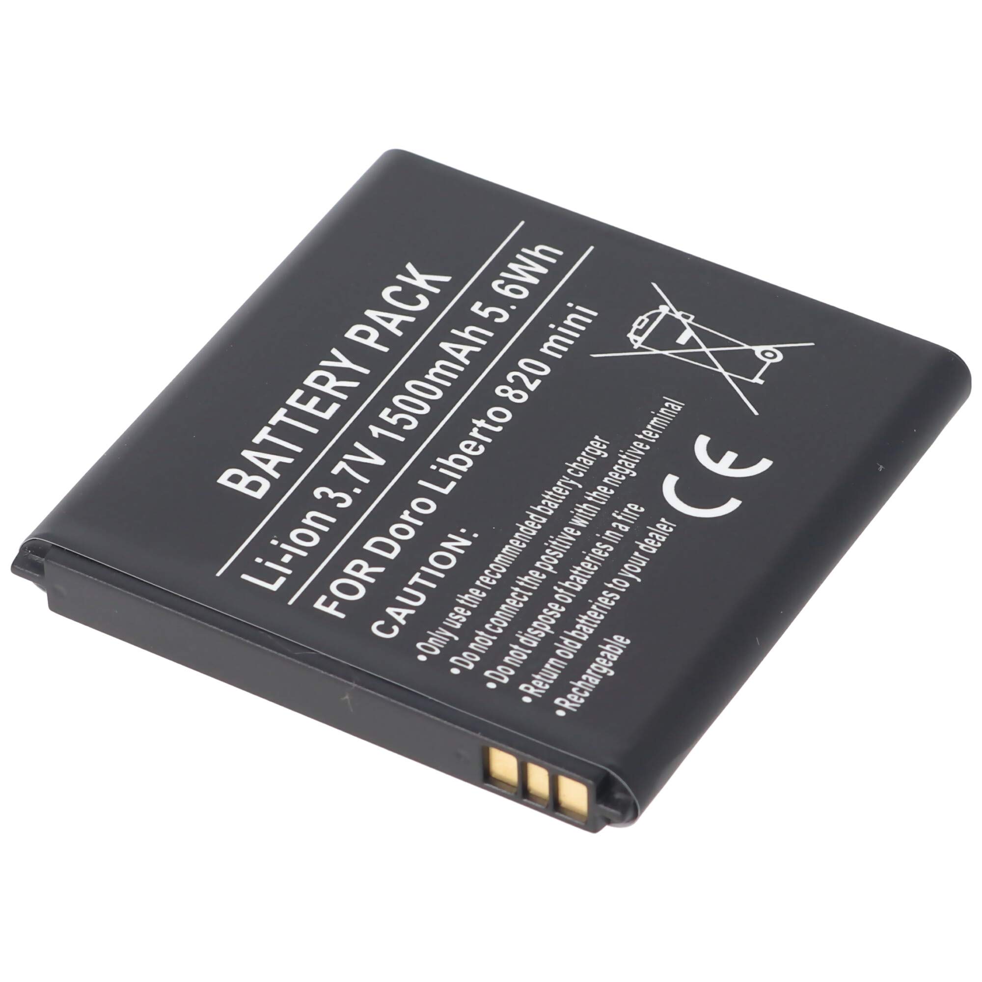 Battery suitable for Doro Liberto 820 mini battery DBM-1500B.