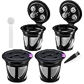 Reusable K Cups Compatible for Keurig Supreme and K-Supreme Plus, Refillable Kcup for Keurig Supreme Coffee Maker - MultiStre