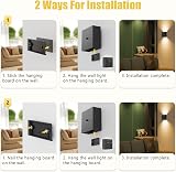 Suright LED Wall Light with Motion Sensor 3000K 2000mAh Type-C Black view 7