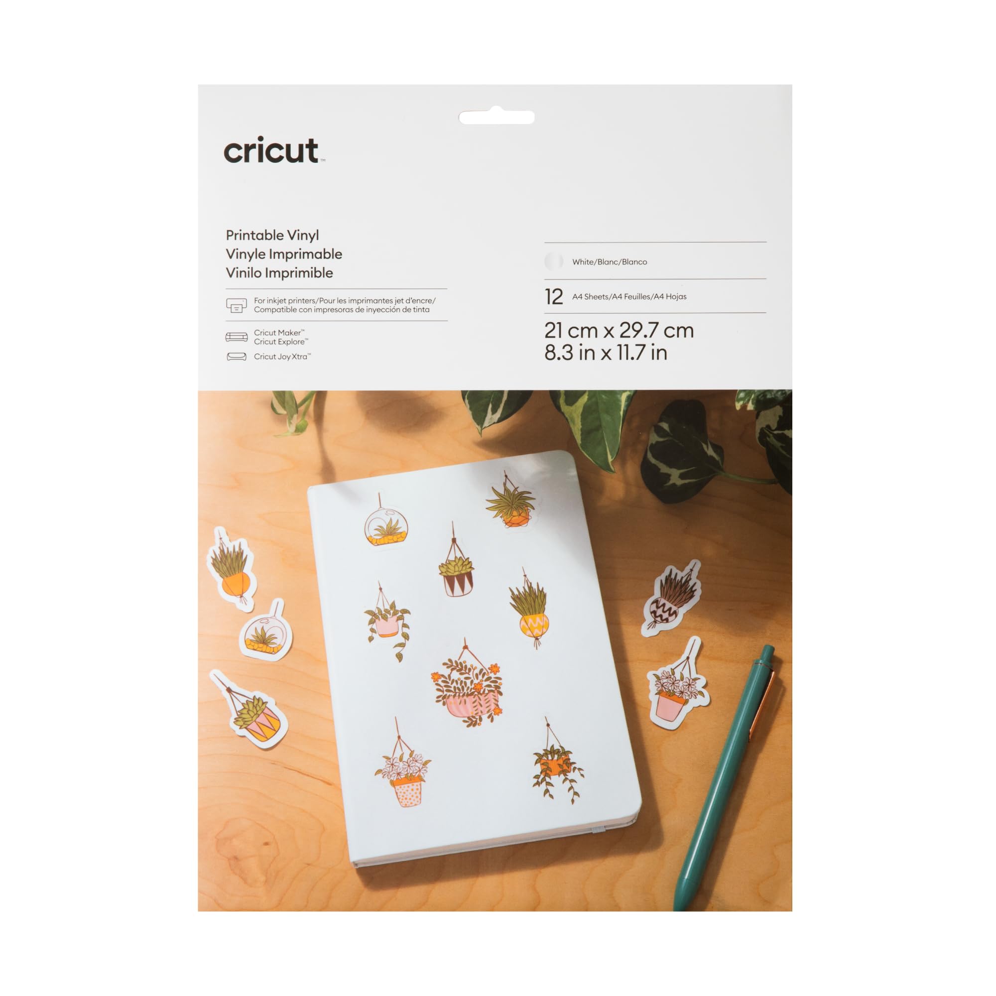 Cricut™ Printable Vinyl – A4 (12 ct)