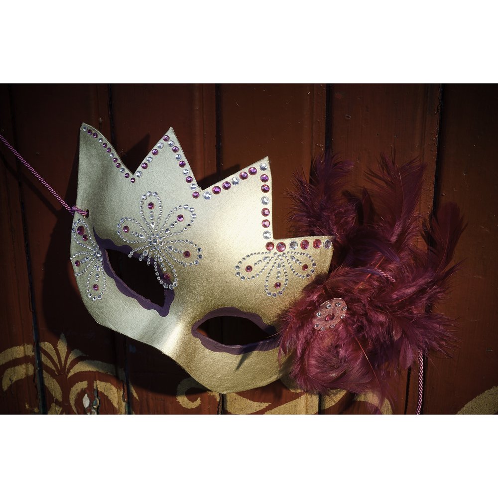 Creazione di maschere Artemio Maschera da decorare in gesso motivo