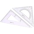 Large Triangle Ruler Square Set,Triangle Protractor,2 pieces