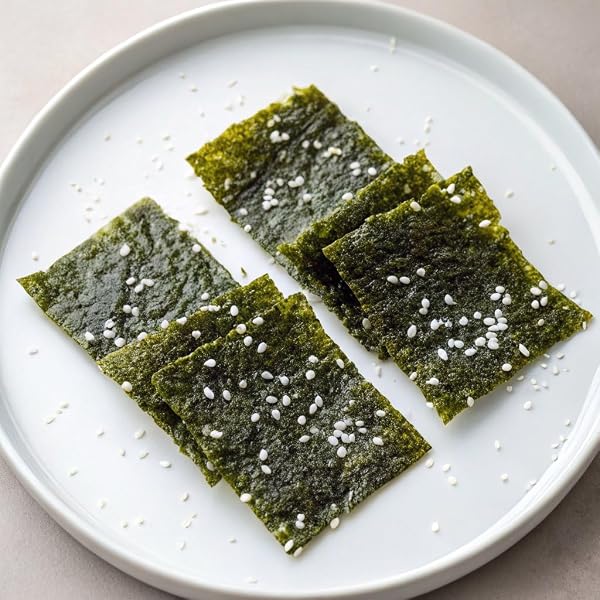 GIMME SEAWEED ORGANIC PREMIUM ROASTED SEAWEED SNACKS, SEA SALT, 20 COUNT, KETO, VEGAN, GLUTEN-FREE, GREAT SOURCE OF OMEGA3S AND IODINE, HEALTHY ON-THE-GO SNACK FOR KIDS AND ADULTS