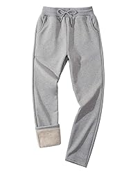 Gihuo Men's Winter Fleece Pants Sherpa Lined