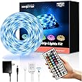 DAYBETTER Led Strip Lights 16.4ft Waterproof Color Changing Led Lights with Remote Controller