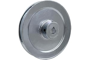 Saelno AB600-5/8 Single Groove Web Sheaves,v Belt Pulley 5/8" bore 6 OD,Motor Pulley Carbon Steel for A B 5L 4L V-Belts