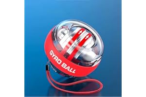 YSIRFD Vital Wrist Ball, Vital Wrist Ball Exercise Balls, Auto-Start Gyroscopic Forearm Exerciser, for Stronger Arm Fingers Wrist Bones and Muscle with LED Lights
