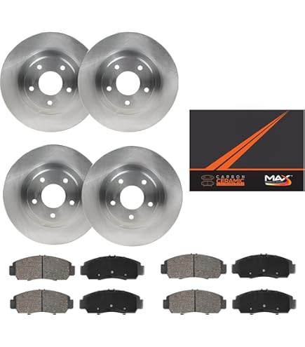 Drilled & Slotted Brake Rotors Front Set - PR65036LR For GM FWD Models