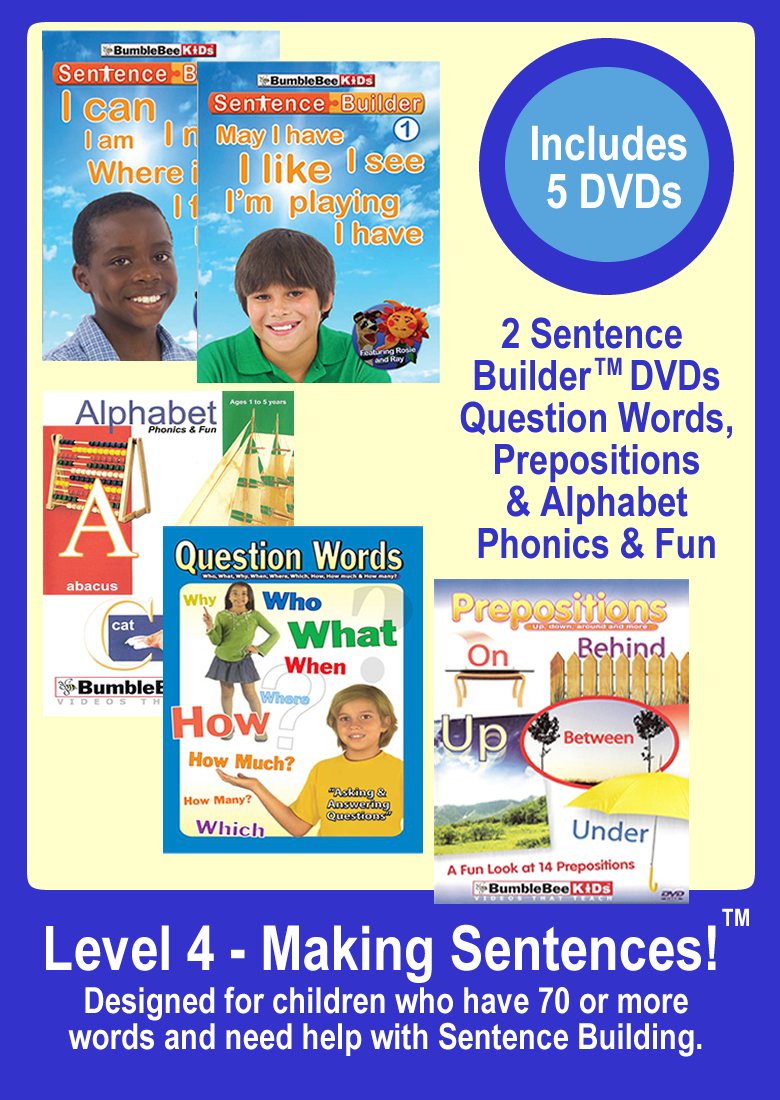 Level 4 Making Sentences! Set Appropriate For Kids with