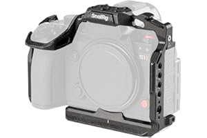 SmallRig Camera Cage for Panasonic S1R II/S1 II/S1 IIE/G9 II / S5 II / S5 IIX, Built in Quick Release Plate for Arca-Swiss, C
