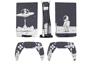 AoHanan Alien in Space 5 Skin Controller Accessories Cover Skins Anime Vinyl Cover Sticker Full Set for 5 Disc Edition