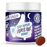 FlavCity Melatonin Sleep Gummies for Adults, Lights