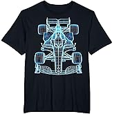 Racing Car Blueprint Engineering Design T-Shirt