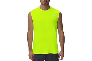 Cakulo Men's Workout Swim Sleeveless Shirts Quick Dry Beach Pool Tech Running Athletic Exercise Muscle Tank Top Big and Tall