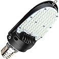 LED Shoebox Corn Retrofit Lamp, 75W/95W/115W Selectable, 5000K Daylight, Rotatable E39 Mogul Base, 500W MH Equivalent, 180° LED Paddle Bulb for Parking Lot, Wall Pack, and Flood Light Retrofit