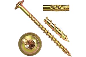 1/4" x 3-1/4" Construction Lag Screw Torx/Star Drive Heavy Duty Structural Lag Screw Far Superior to Common Lag Screws - Modi