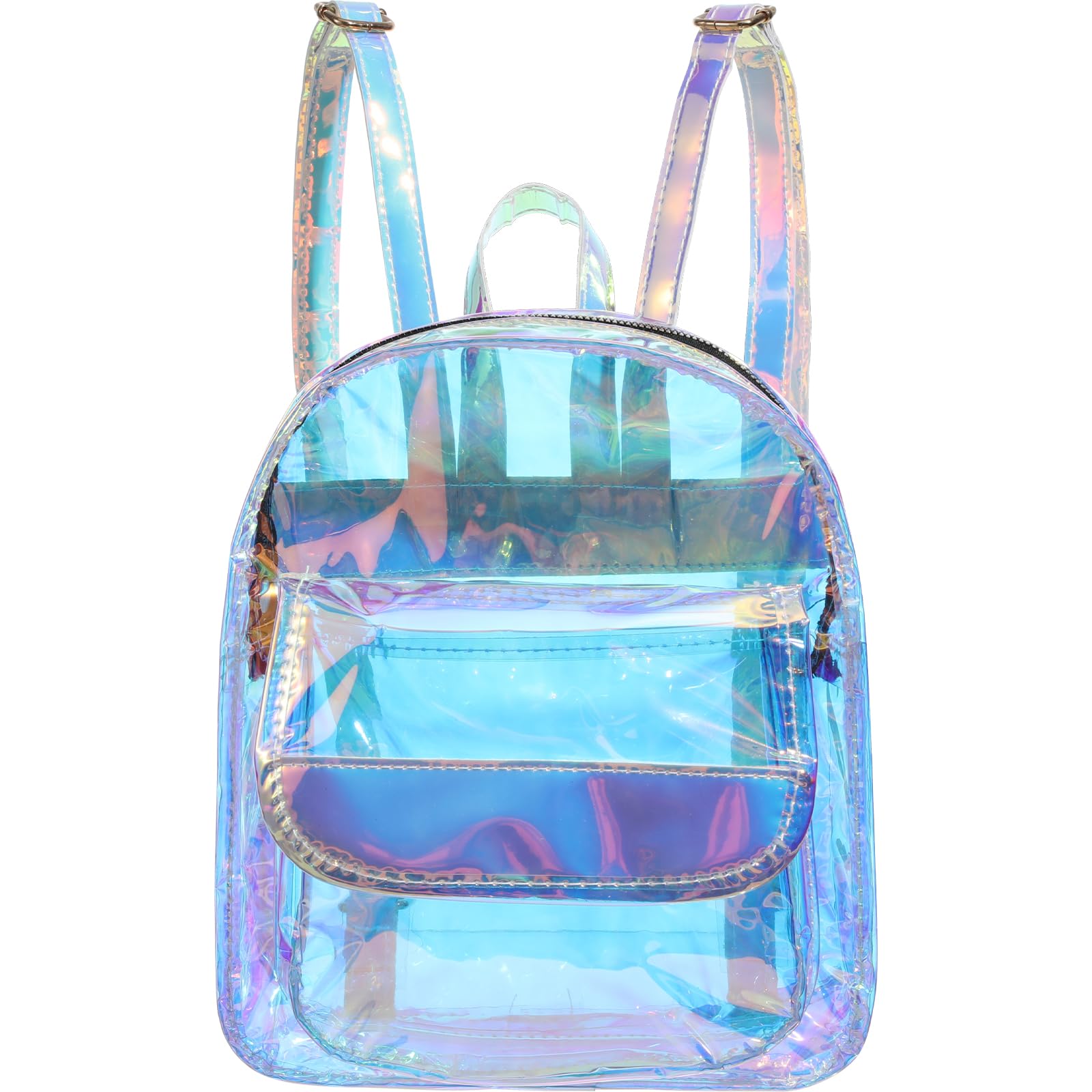 Photo 1 of TENDYCOCO Laser Backpack Multi-Color Clear Backpack 