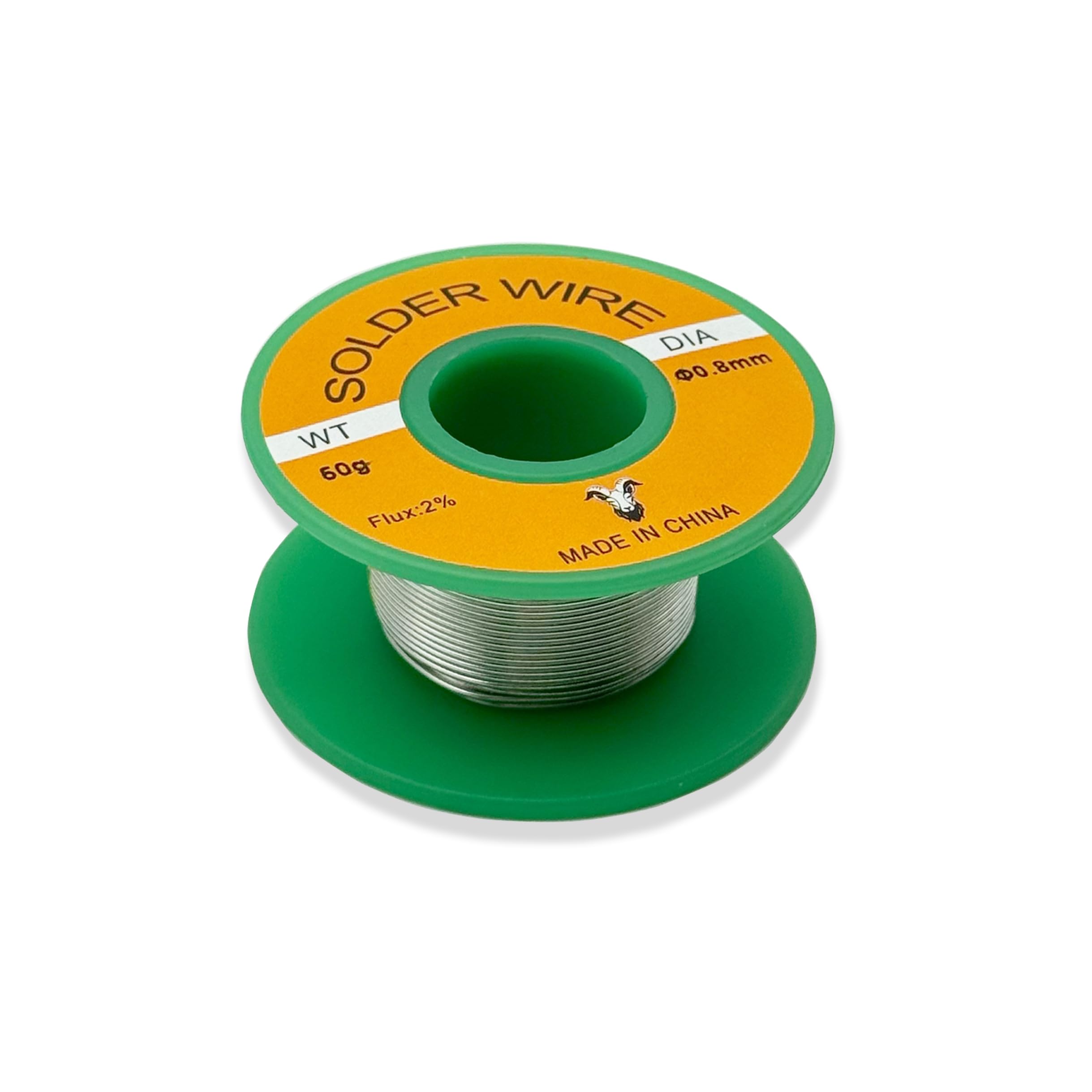 View 1 of (Sn99.3 Cu0.7) No Lead Solder Wire No Clean Eco-Friendly Solder Wire for Electrical Soldering Automotive Electronics and Industrial Electrical Wquipment Precision Repair DIY (0.8 mm 50g)