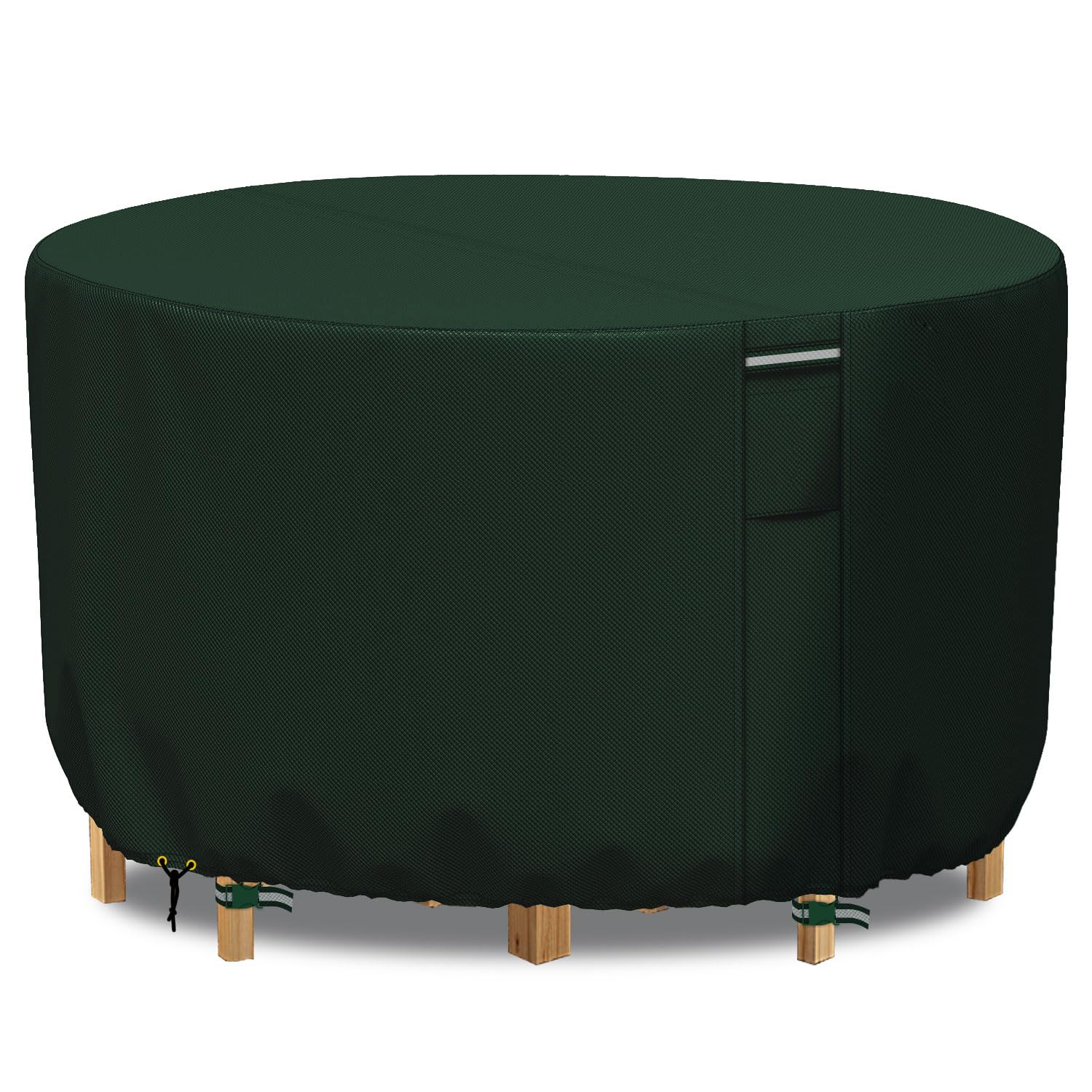 RICHIE Garden Furniture Covers Waterproof Garden Outdoor Table Cover 130x71cm, Heavy Duty 600D Oxford PVC Breathable Coating for Furniture Sets Patio Table Cover Green