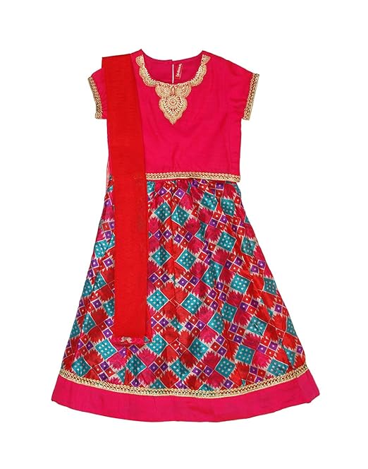 Pink Ready to Wear Lehenga with Blouse