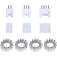 CQRobot JST HY 2.0 mm Pitch 2-Pin/3-Pin/4-Pin Electronic Connector IC Male Plugs, Female Sockets Housing and T-Shaped Crimp Terminal. 120 Sets/600 Pieces Wire-to-Board Adapter Cable Assembly.