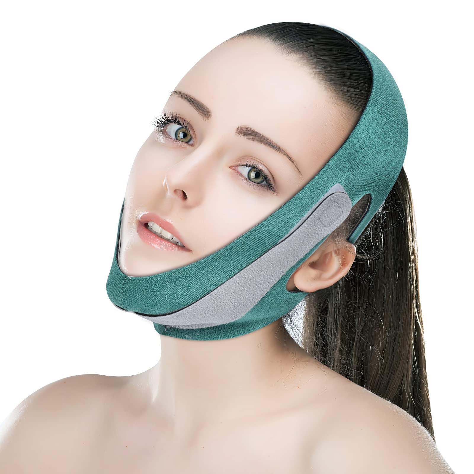 Reusable V Line Mask Facial Slimming Strap Double Chin Reducer Chin Up Mask Face Lifting Belt V Shaped Slimming Face Mask