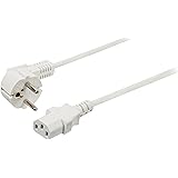 Valueline CABLE-703W-10 Kaltger&auml;te Anschlusskabel (10m) wei&szlig;