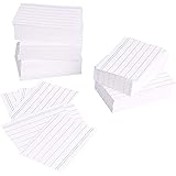 Amazon Basics A8 Ruled Index Cards - White (Pack of 1000)