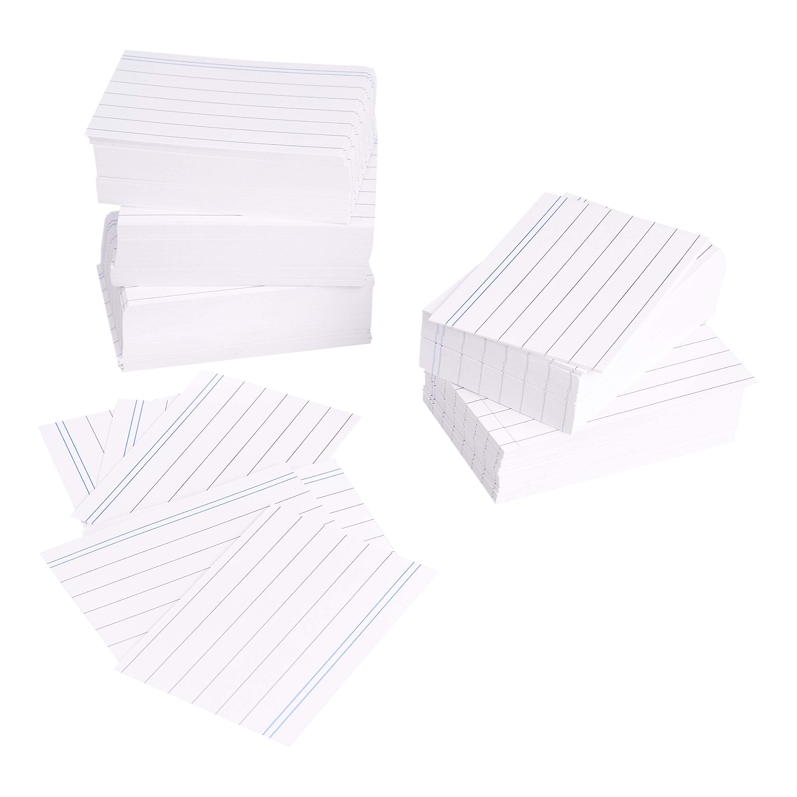 AmazonBasics A8 Ruled Index Cards - White (Pack of 1000) - Amazon Vine