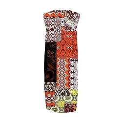 Plus Size Summer Fall Dresses Cotton Linen Midi