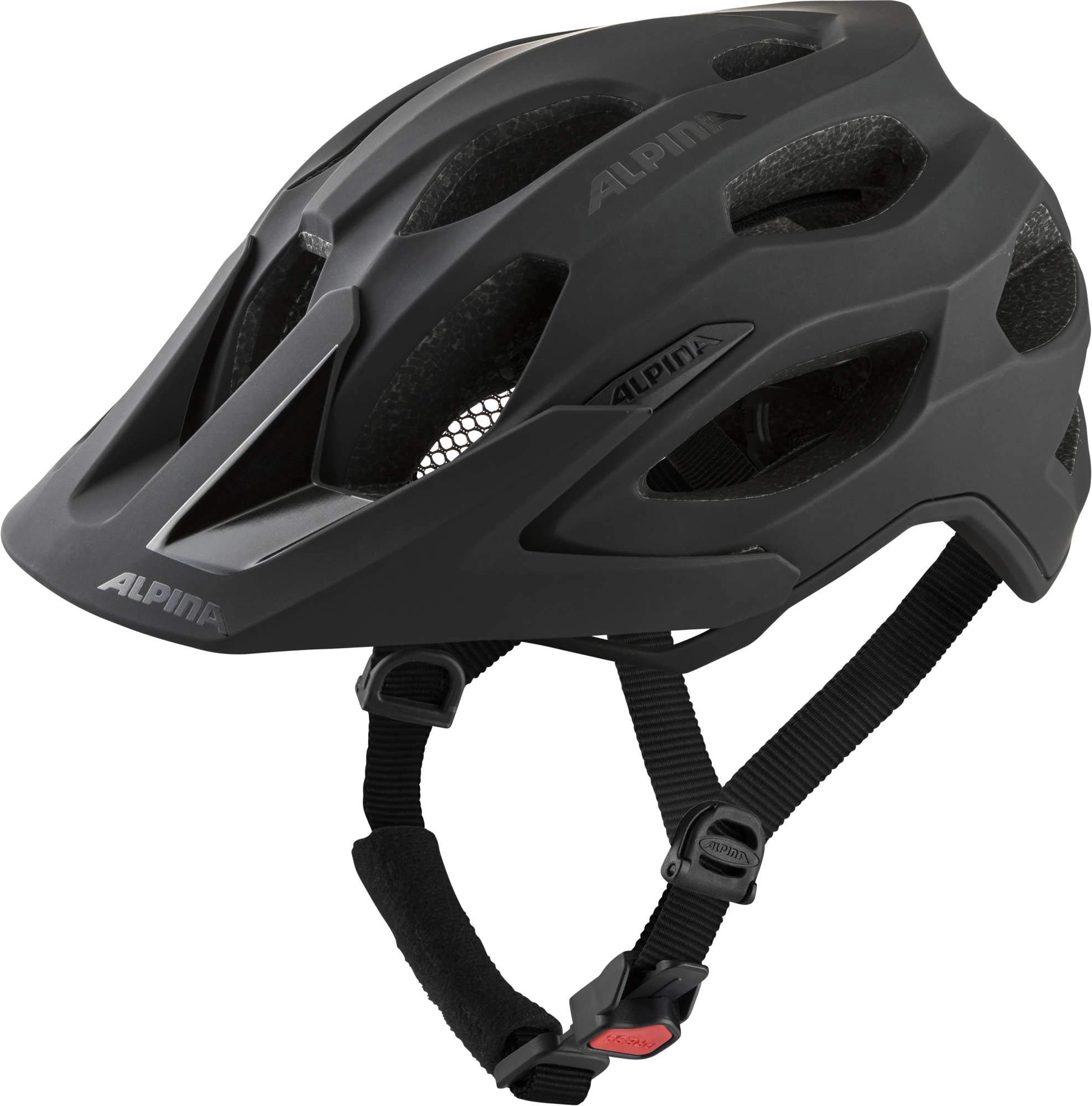 ALPINA Carapax 2.0 MTB-Fahrradhelm, Black matt, 57-62 cm 4