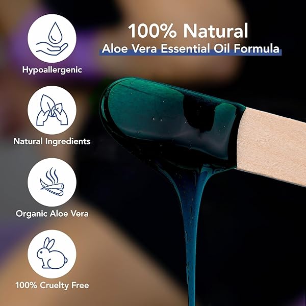 HARD WAX BEADS FOR HAIR REMOVAL – 1.65LB/750G XL REFILL – PAINLESS LOW-MELT FORMULA FOR FULL BODY BRAZILIAN BIKINI FACE LEGS UNDERARM – FOR COARSE & FINE HAIR (GREEN-750G)