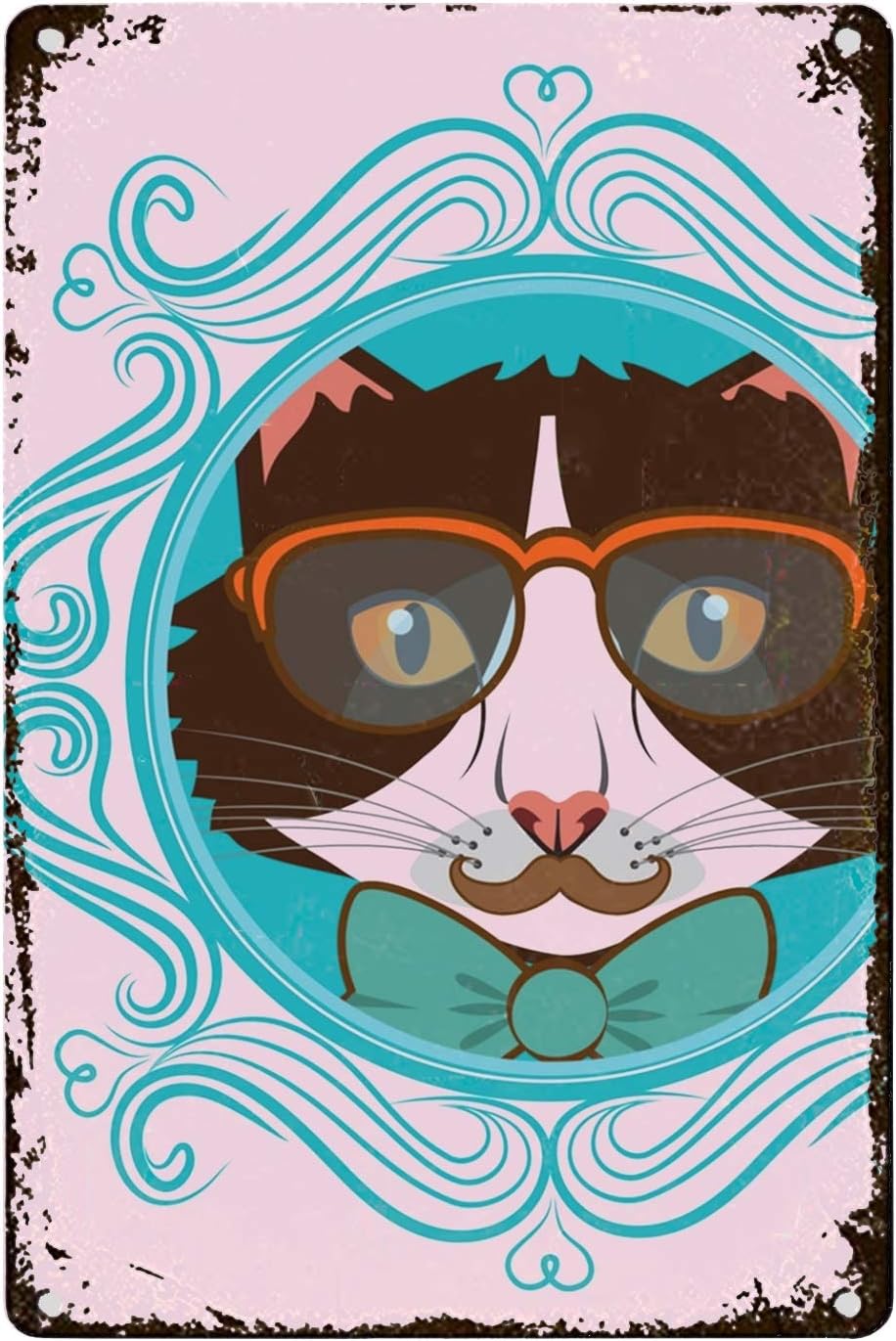 Letreros decorativos para pared, diseño de animales divertidos: Amazon