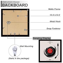 Fxojyvo Vinyl Record Frame for the Wall Display