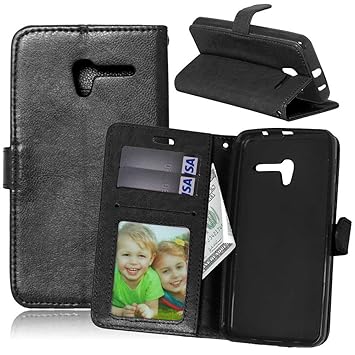 Nancen Compatible with Handyhülle Alcatel One Touch POP 3 5.0 5015D (5.0 Zoll) Lederhülle Style Acht Farbe Weich PU Flip Case