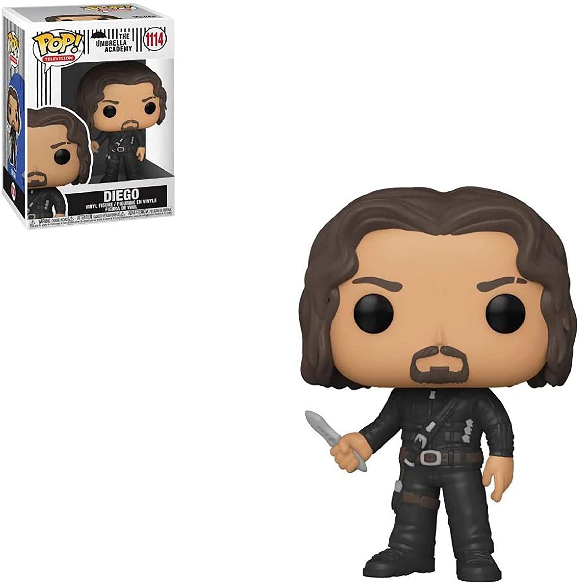 Funko POP! TV: Umbrella Academy - Diego Hargreeves Vinyl - Collectable Vinyl Figure - Gift Idea - Official Merchandise - Toys for Kids & Adults - TV Fans - Model Figure for Collectors and Display