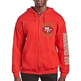 Junk Food NFL unisex-adult Nfl Mvp Zip Hoodie Sweatshirt
