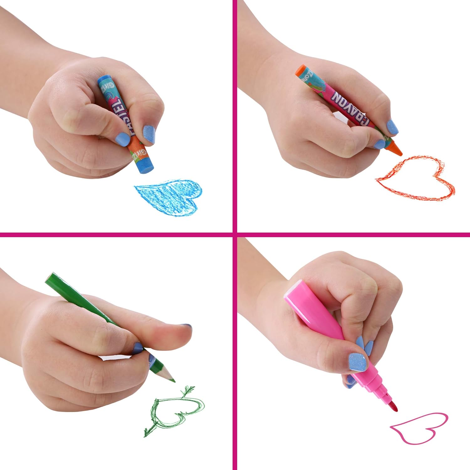 GirlZone Art Set for Girls, 118 Pieces Arts and Crafts Kit for Kids, Great Gift for Girls: Toys & Games