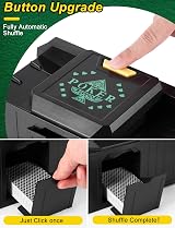 ZONJIE Automatic Card Shuffler 2 Deck Silent USB Battery Operated view 5