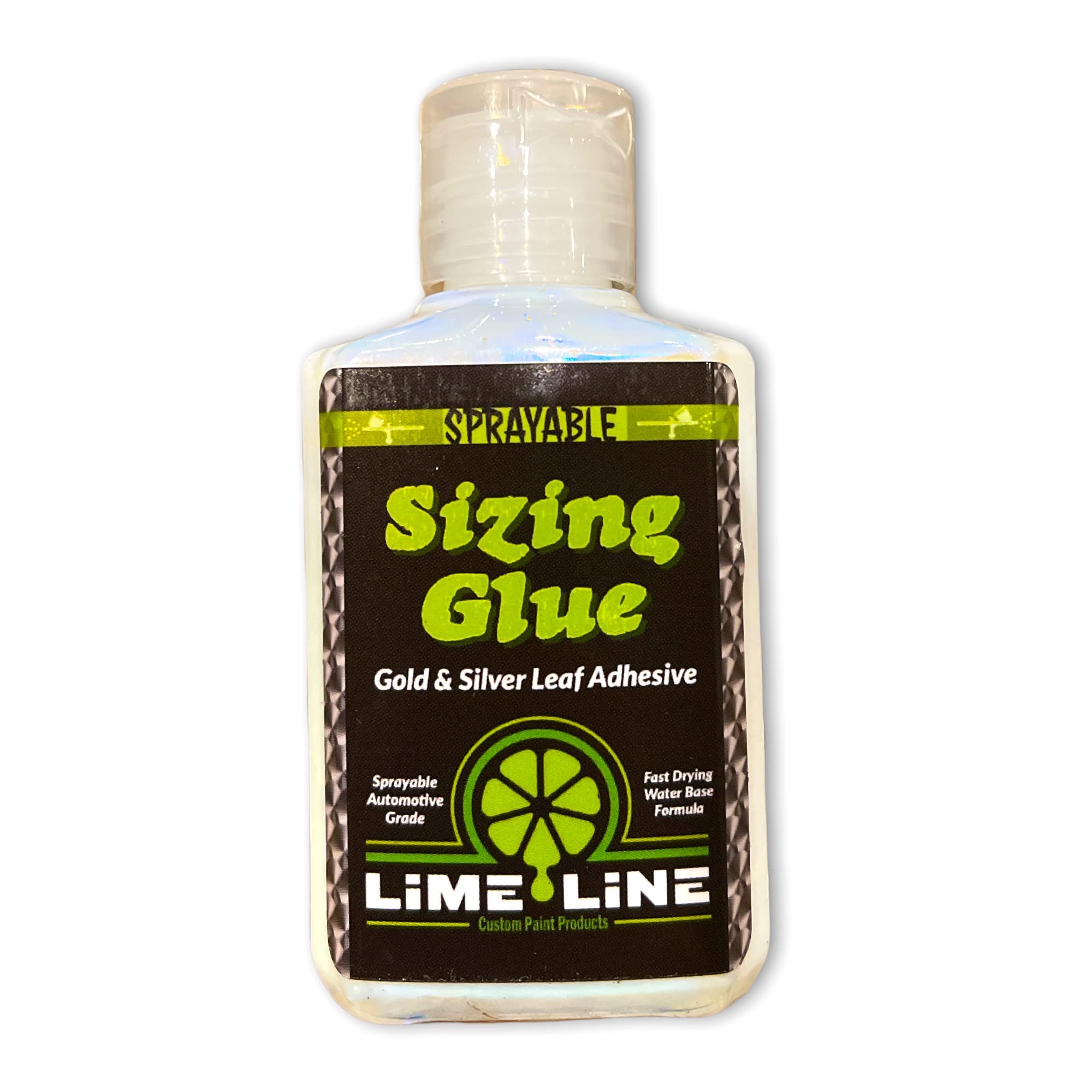LiME LiNE Sprayable Sizing Glue, Automotive Grade Gold and Silver Leafing Adhesive