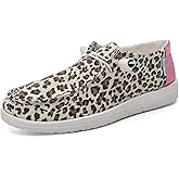 Betrue Lightweight Boat Shoes for Women, Womens Casual Loafers, Womens Slip On Deck Shoes, Breathable Canvas Sneakers for Women