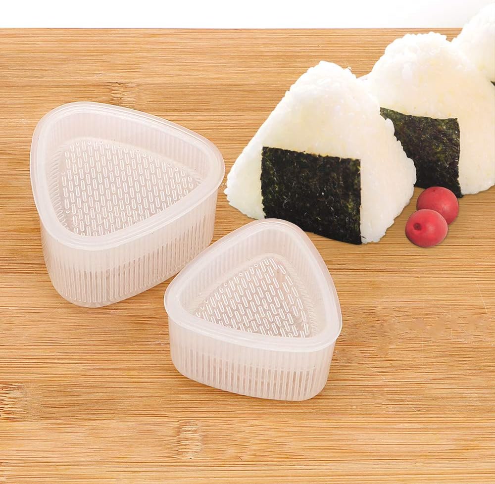 Holdream 2Pcs/set Sushi Mould Triangle Onigiri Maker Kitchen Tools