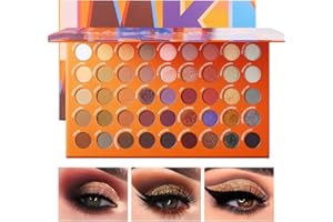 imakeupnow 45 Shades Eyeshadow Palette, Highly Pigmented Neutral Tones Collection Makeup Palette, Matte Shimmer Metallic Glitter Eye Shadow For Long Lasting Eye Make Up
