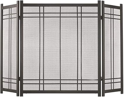 Antichispas Salvachispas Negro Antioxidante Pantalla De La Chimenea