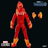 Marvel Legends Series Human Torch Action Figure Red 6-Inch Hasbro view 9