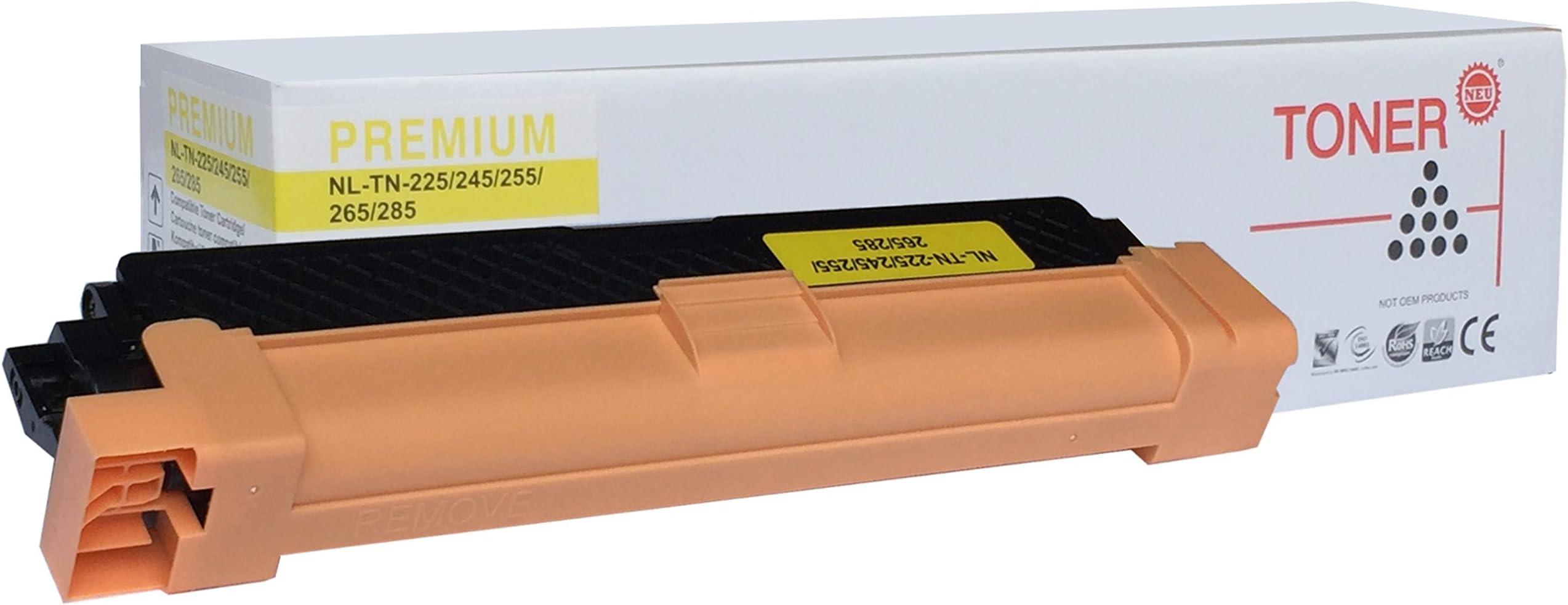 PREMIUM TONER - TN225 - TN245 - TN255 - TN265 - TN285 - Toner - Yellow - 2.200 pages - For printers : BROTHER - HL3140 - HL3150 - HL3170 - DCP9020 - MFC9140 - MFC9330 - MFC9340 - DCP9015