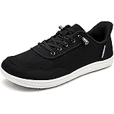 HOBIBEAR Womens Mens Hands Free Slip On Sneakers Comfort Wide Minimalist Barefoot Canvas Shoes