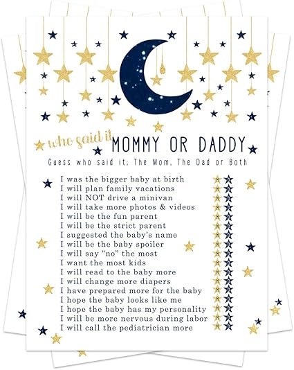 twinkle twinkle little star baby shower games